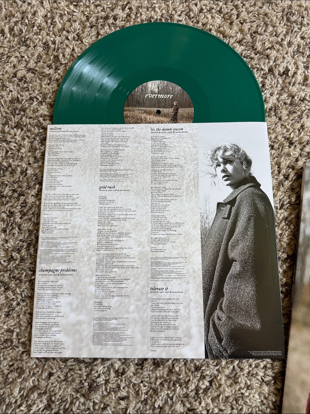 Taylor Swift Evermore Record - Picture 4 of 4